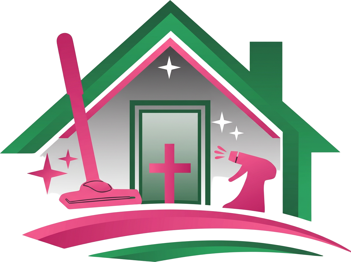 St. Rockstar's Cleaning Service house logo